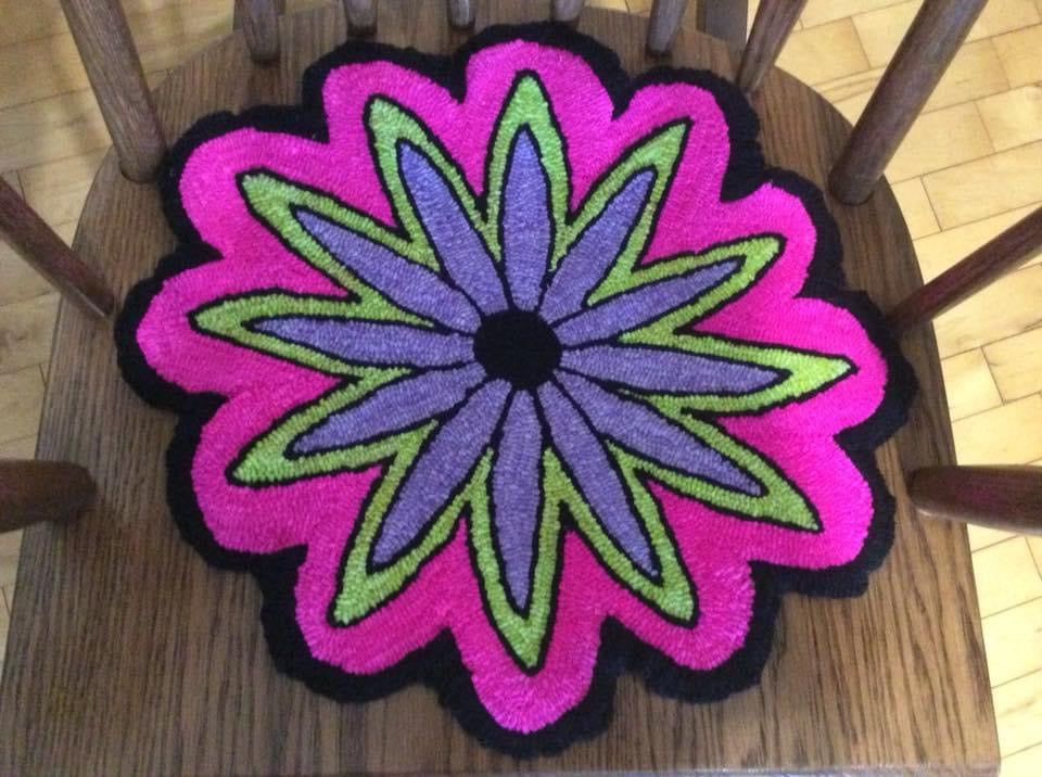 Burst, Rug Hooking Pattern