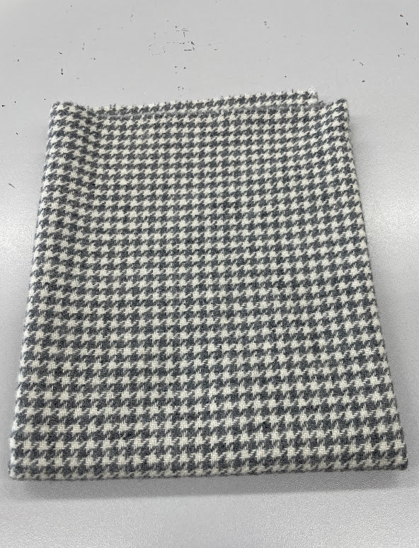 Dorr, Dark Grey Check, Wool Fabric