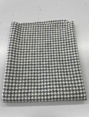 Dorr, Dark Grey Check, Wool Fabric