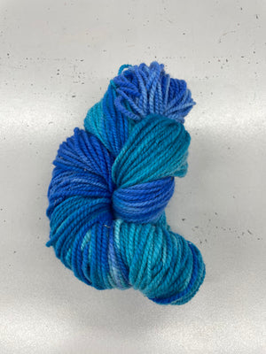 Blue Twist, Wool Yarn