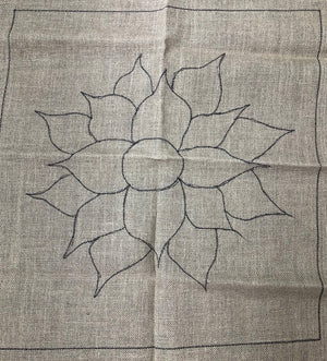 California Flower, Rug Hooking Pattern