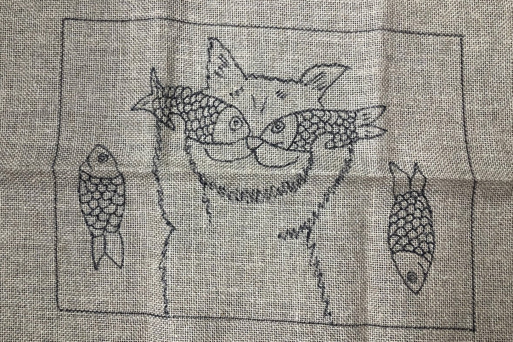 Catfish, Rug Hooking Pattern