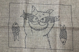 Catfish, Rug Hooking Pattern