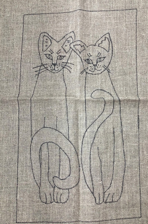 Cats, Rug Hooking Pattern