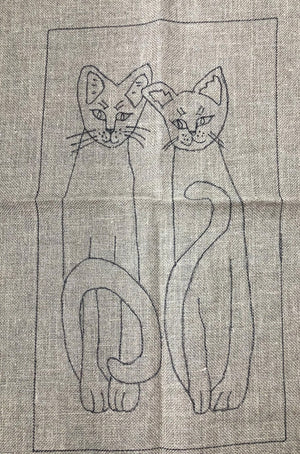 Cats, Rug Hooking Pattern