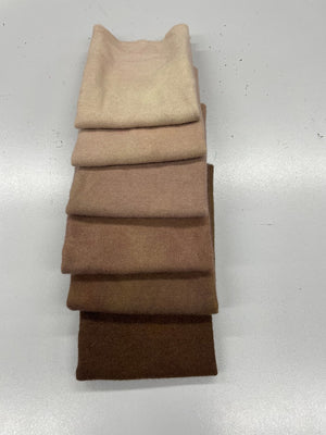 Chestnut, Wool Fabric Bundle