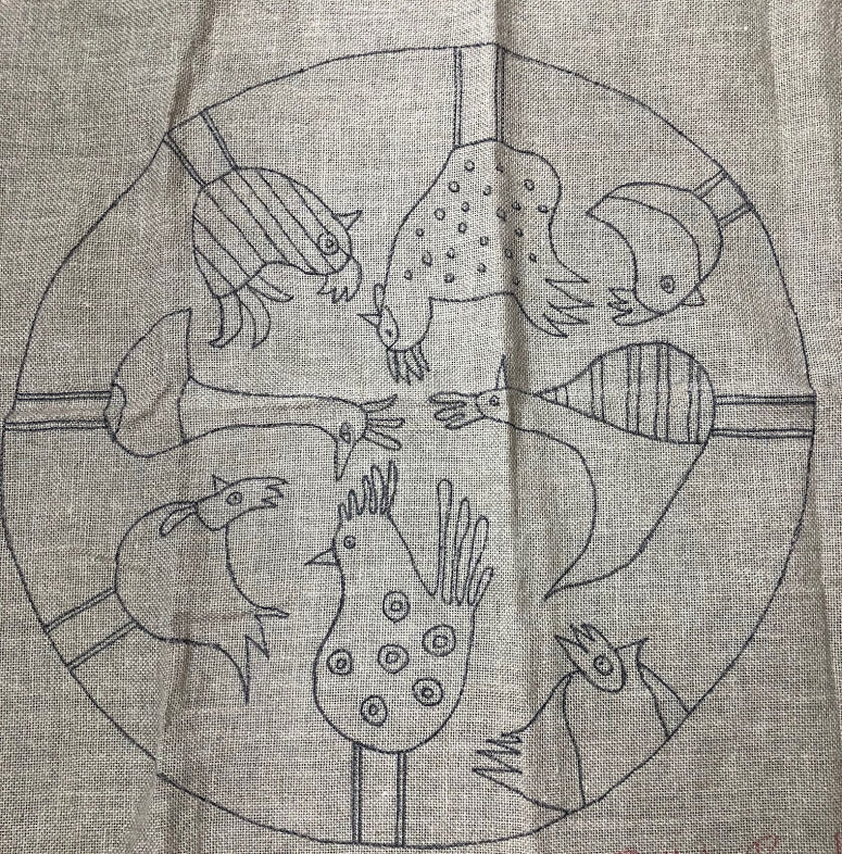 Chicken Legs, Rug Hooking Pattern