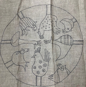 Chicken Legs, Rug Hooking Pattern