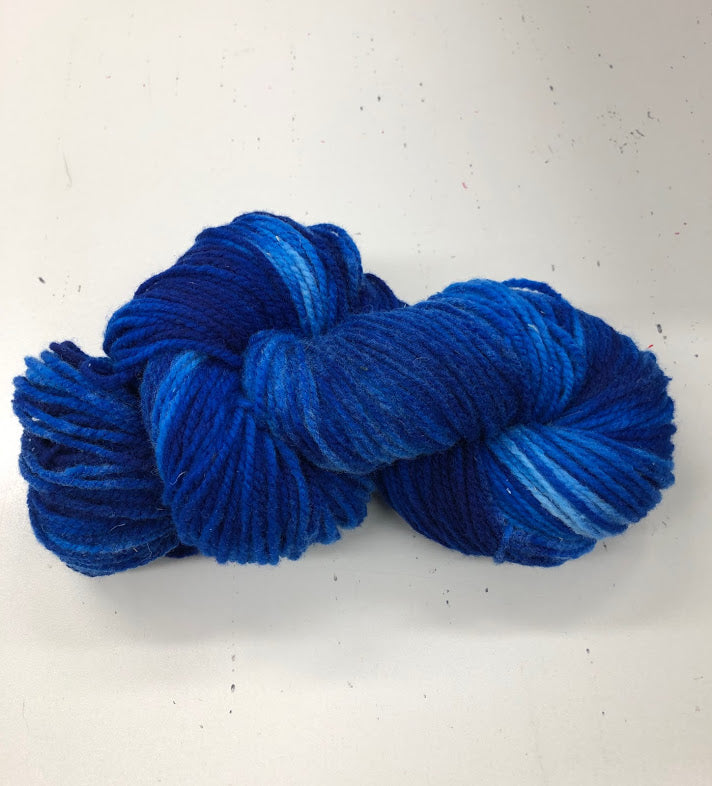 Christmas Blue, Wool Yarn
