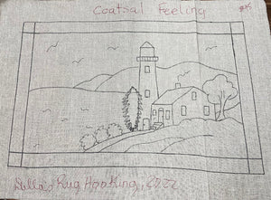 Coastal Feeling, Rug Hooking Pattern