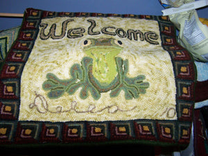 Froggy, Rug Hooking Pattern