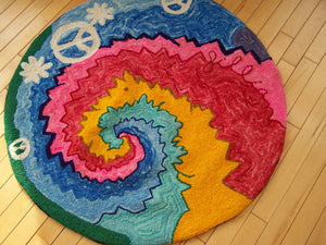 Groovy, Rug Hooking Pattern