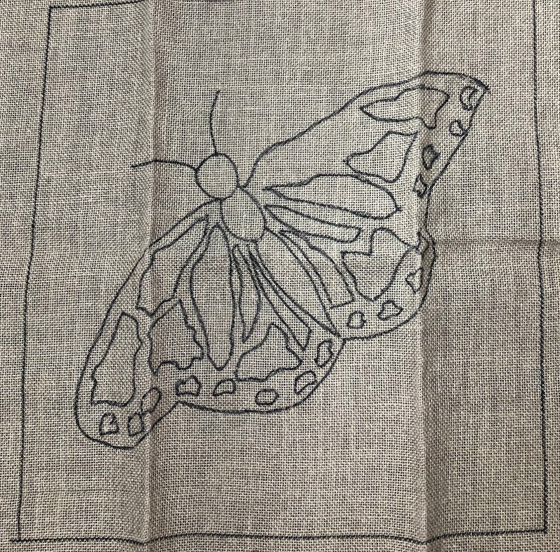 Della's Butterfly, Rug Hooking Pattern