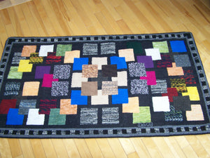 Della's Blocks, Rug Hooking Pattern