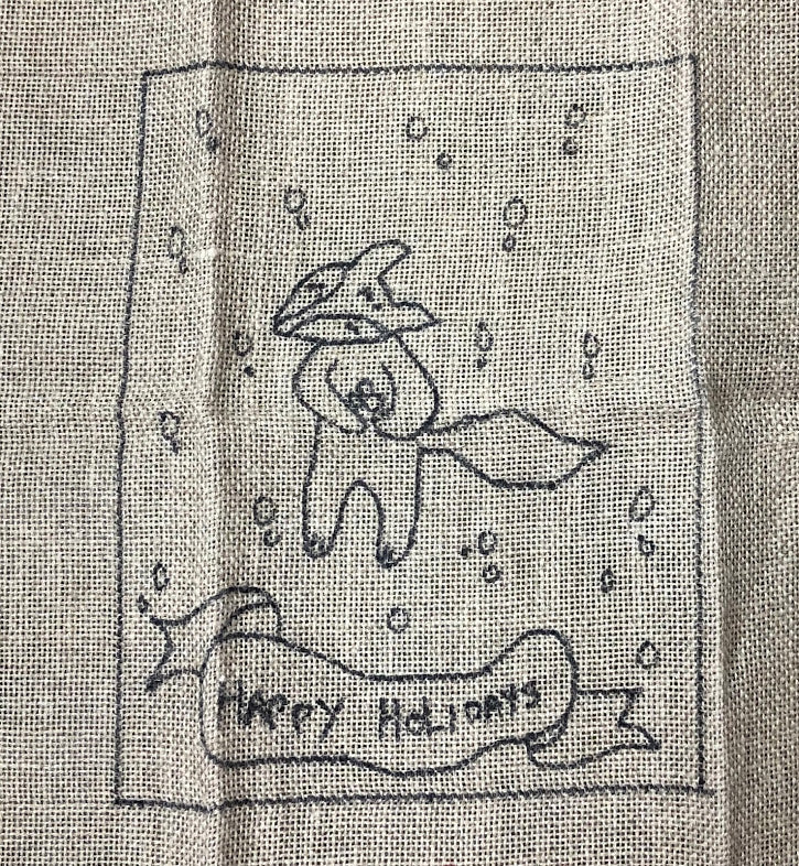 Fox On The Run, Rug Hooking Pattern