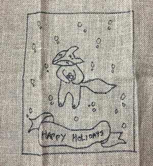 Fox On The Run, Rug Hooking Pattern