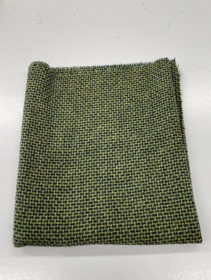 Dorr, Green & Natural Barley Corn, Wool Fabric