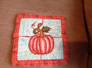 Pumpkin, Rug Hooking Pattern