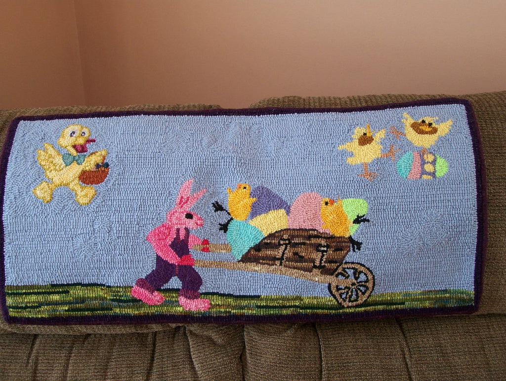 Peter Cottontail, Rug Hooking Pattern
