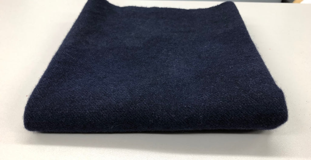 Lynne's Navy, Wool Fabric