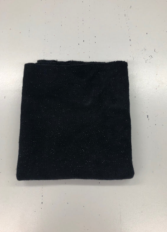 Midnight, Sparkle Wool Fabric