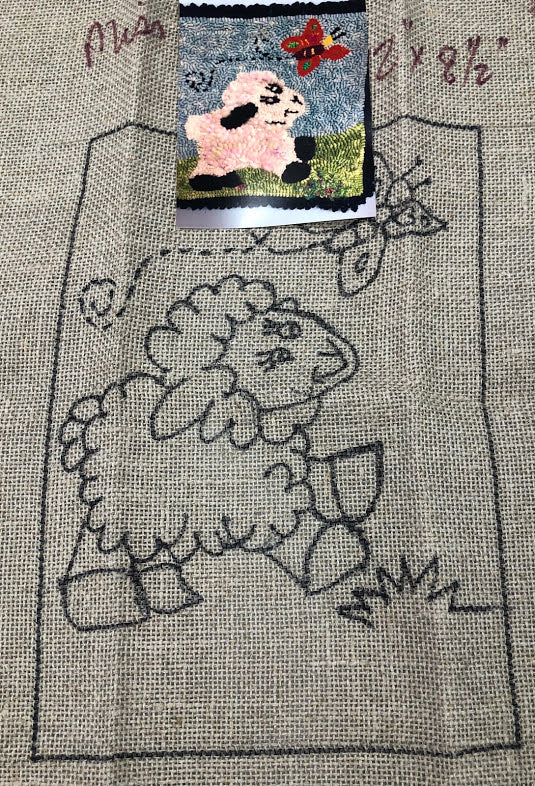 Miss Muffet, Rug Hooking Pattern