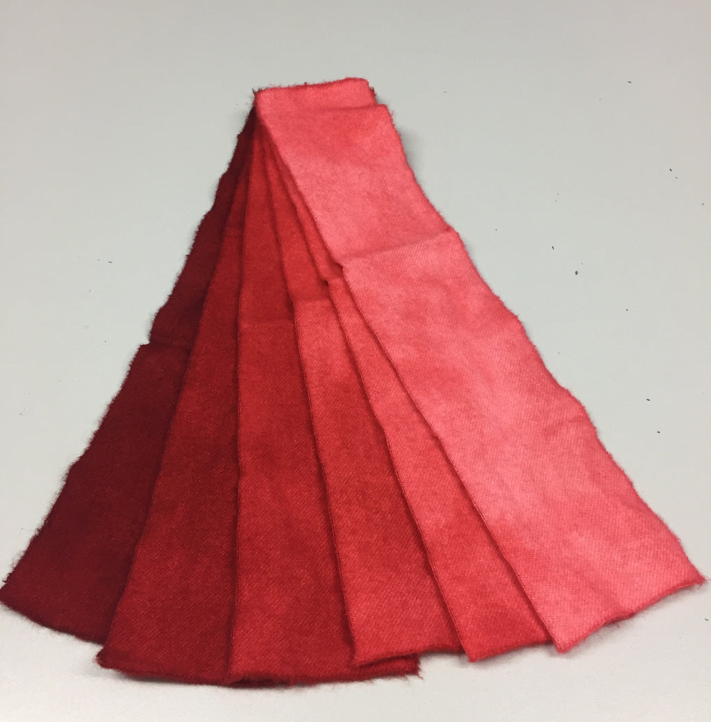 PC1, 6 Value Wool Fabric Swatch