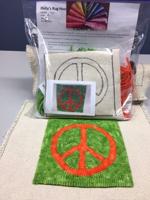 Peace, Rug Hooking Kit