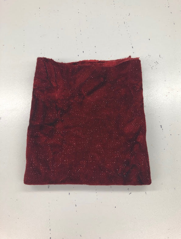 Saint Nick, Sparkle Wool Fabric
