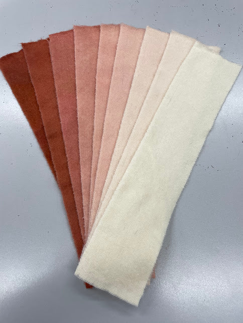 Skin Tone #3, 9 Value Wool Fabric Swatch