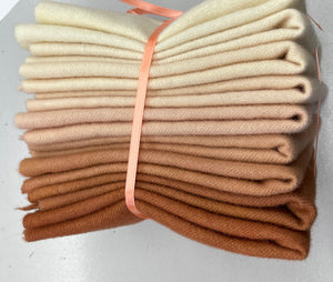 Skin Tone #4, Wool Fabric Bundle