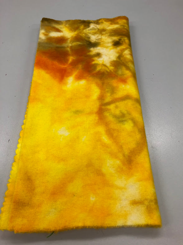 Sunflowers and Sunsets, Wool Fabric