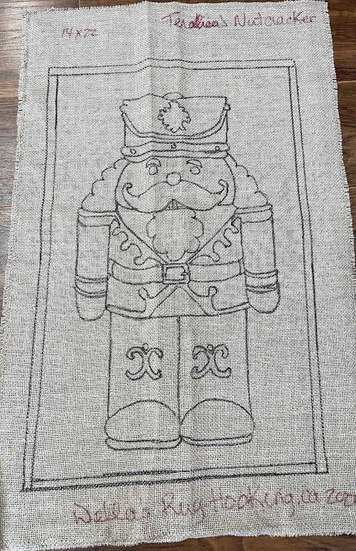 Teralisa's Nutcracker, Rug Hooking Pattern