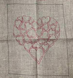 Valentine, Rug Hooking Pattern