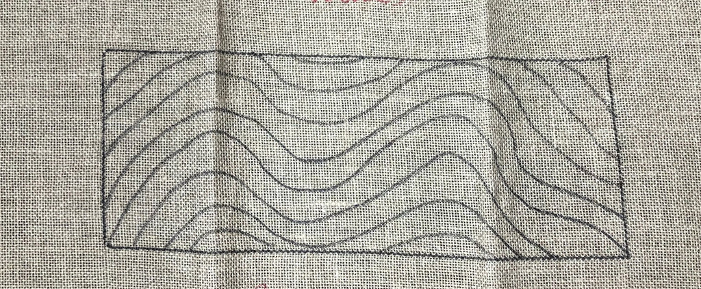 Waves, Rug Hooking Pattern