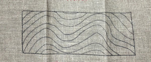 Waves, Rug Hooking Pattern