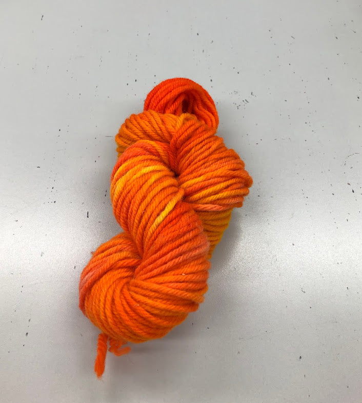 Oranges, Wool Yarn