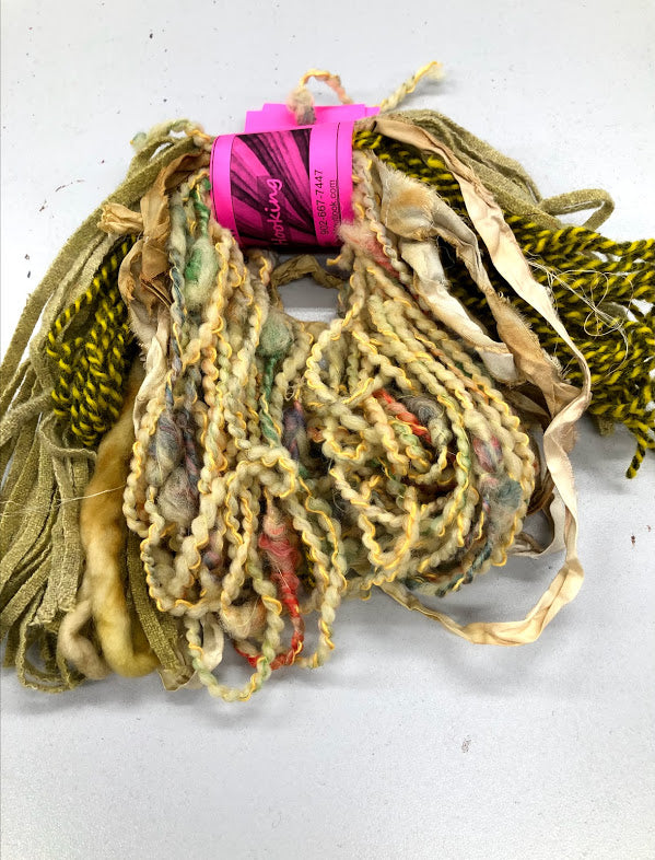 Yellow, Fancy Fibers